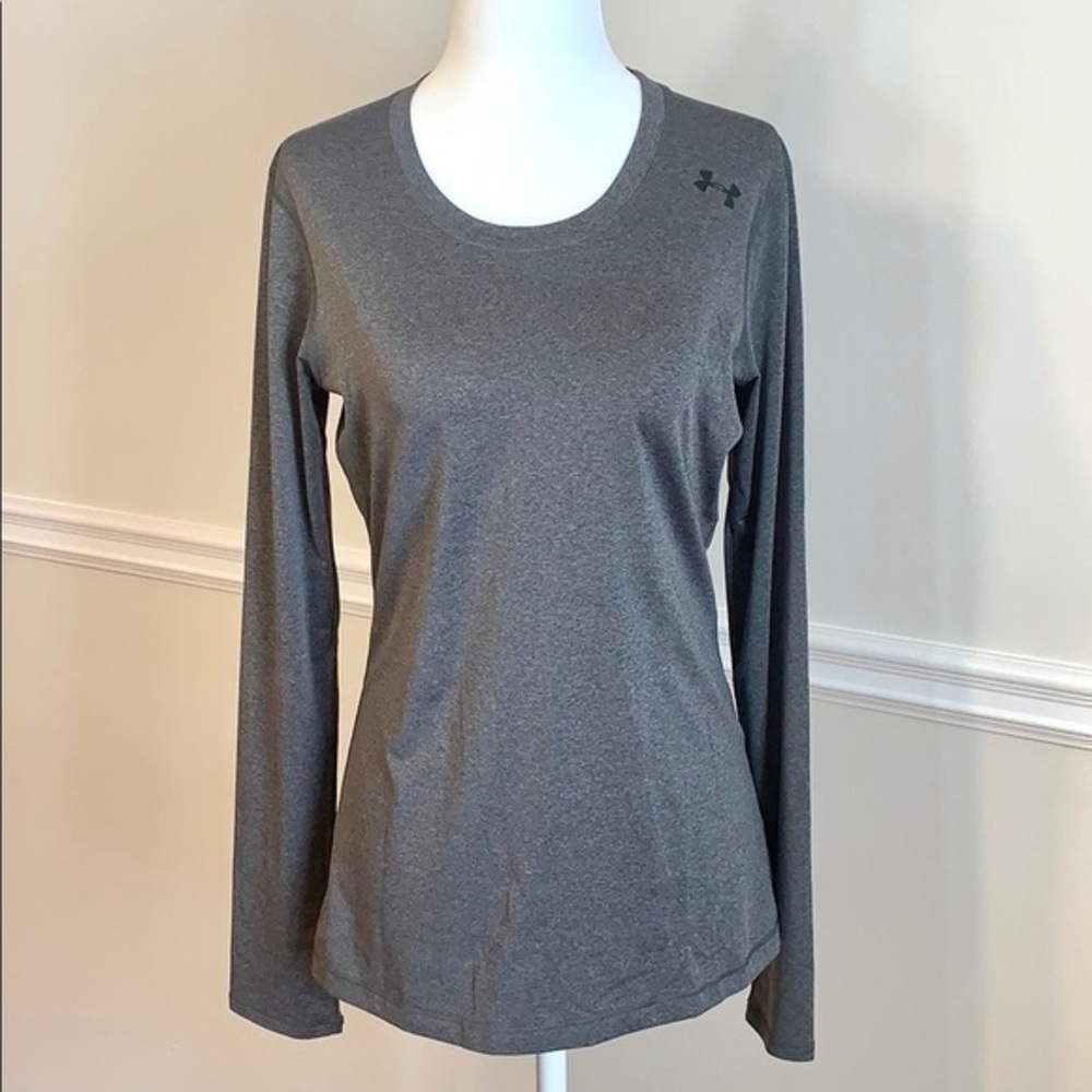 UNDER ARMOUR HeatGear Fitted Gray Top M